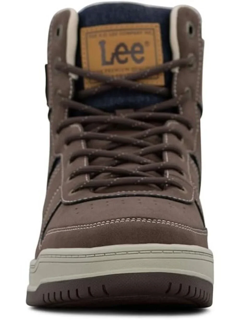 Women's Chocolate Tennis Shoes Classic Pull On High Top Athletic Running Sneaker